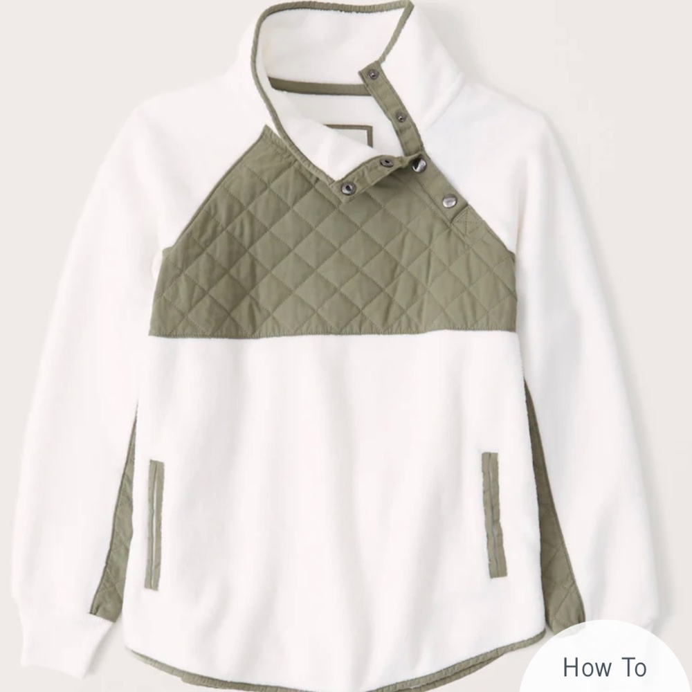 Abercrombie Snap up fleece